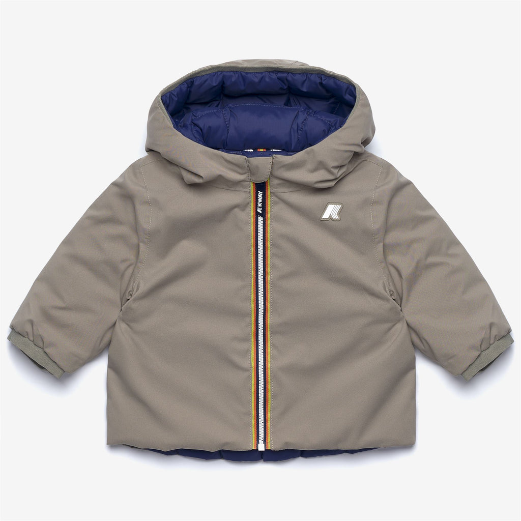 Jackets_KID UNISEX_E. JACK ST THERMO DOUBLE_Short_Green Oak - Blue Deep Cobalt - Commercial 1
