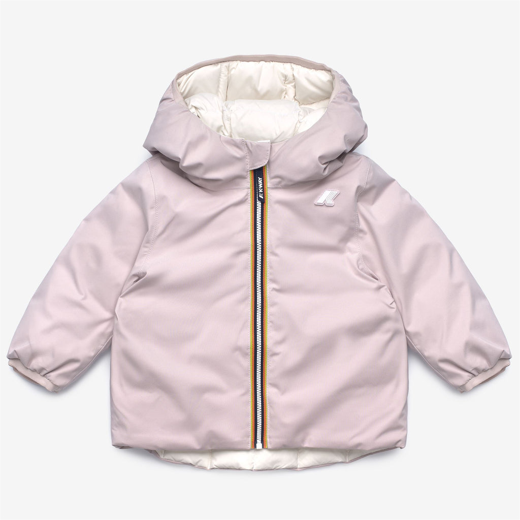 Jackets_KID UNISEX_E. JACK ST THERMO DOUBLE_Short_Rose Hushed - White Gardenia - Commercial 2