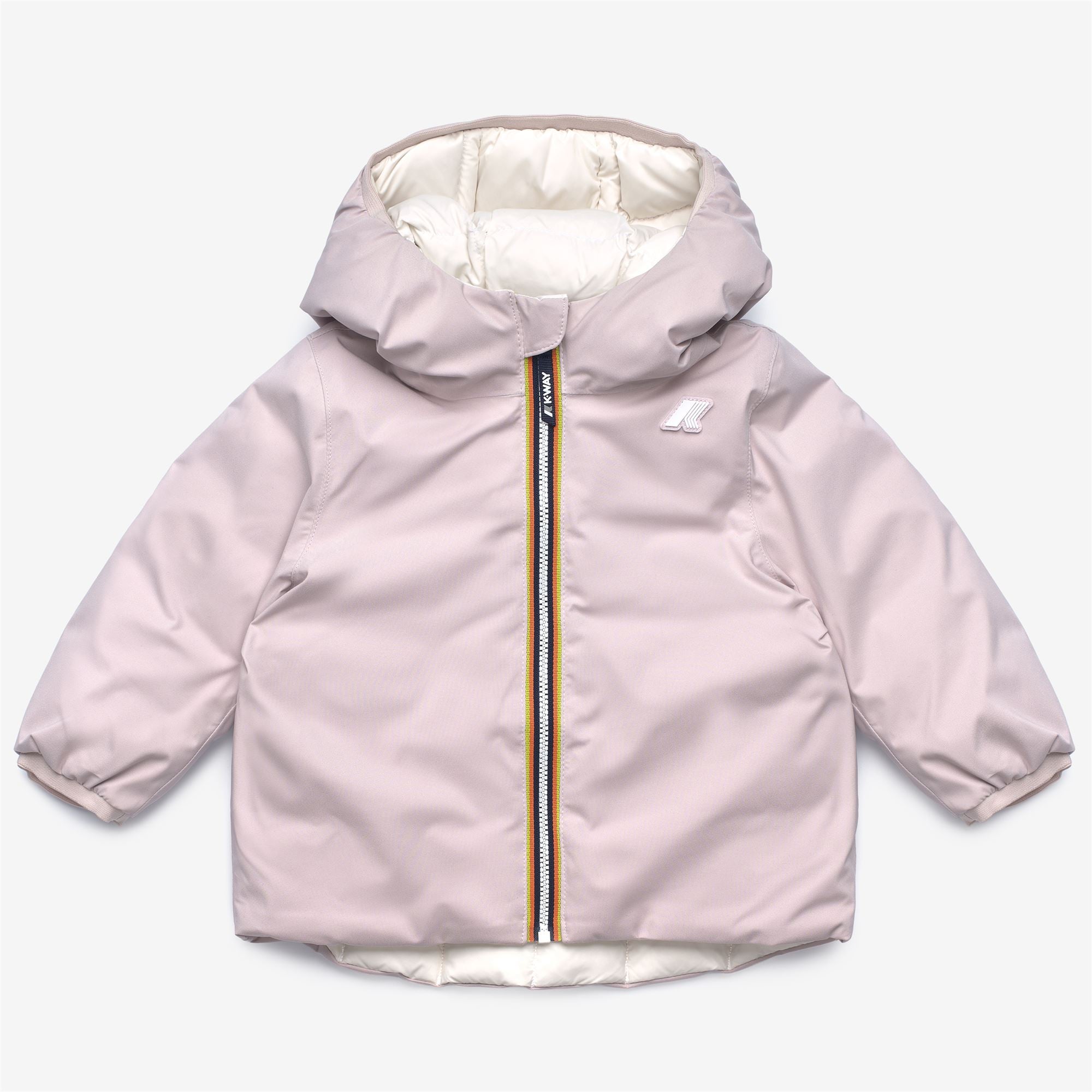 Jackets_KID UNISEX_E. JACK ST THERMO DOUBLE_Short_Rose Hushed - White Gardenia - Commercial 2