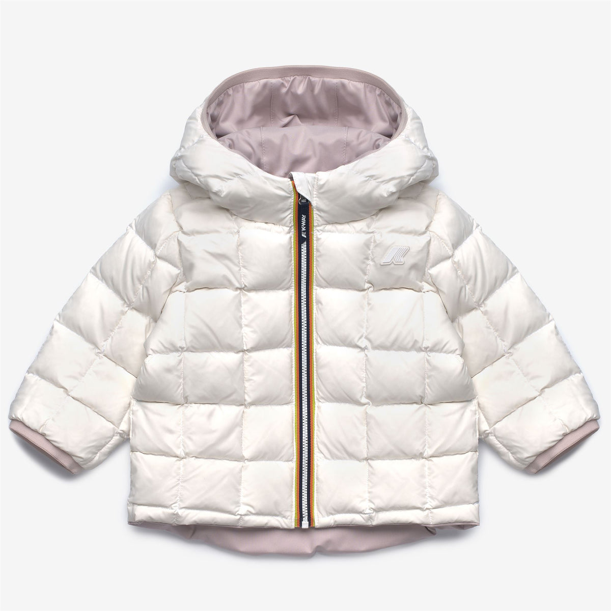 Jackets_KID UNISEX_E. JACK ST THERMO DOUBLE_Short_Rose Hushed - White Gardenia - Commercial 1