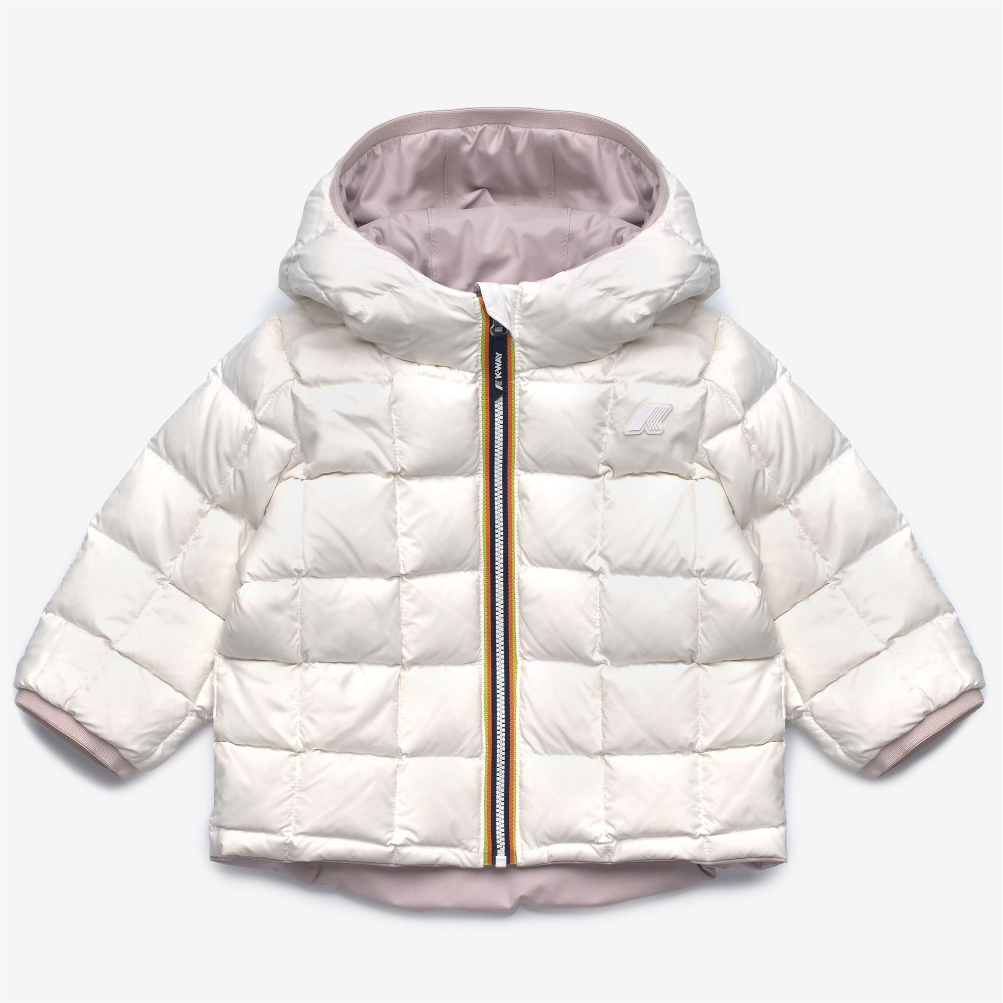 Jackets_KID UNISEX_E. JACK ST THERMO DOUBLE_Short_Rose Hushed - White Gardenia - Commercial 1