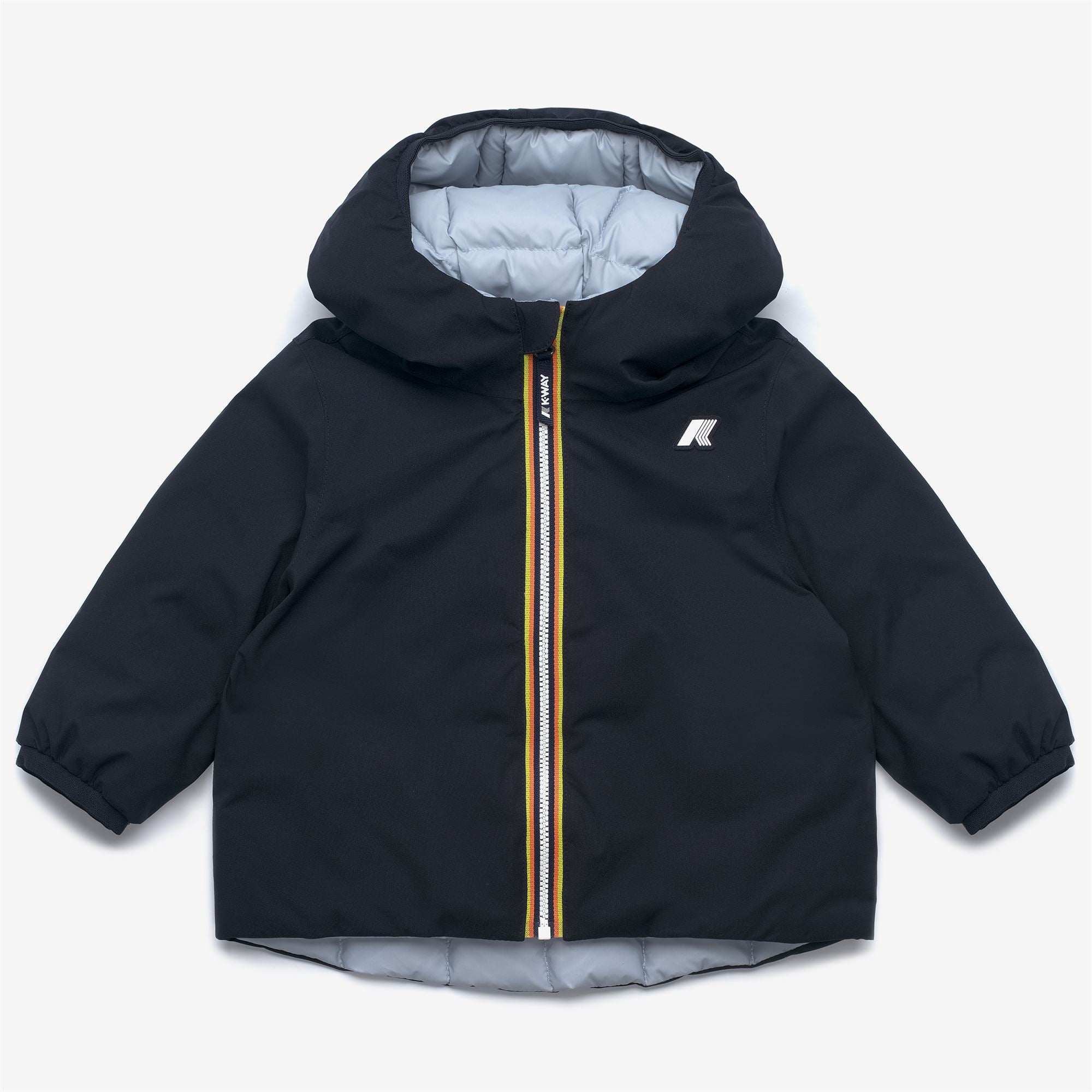 Jackets_KID UNISEX_E. JACK ST THERMO DOUBLE_Short_Blue Depth - Blue Avio - Commercial 1