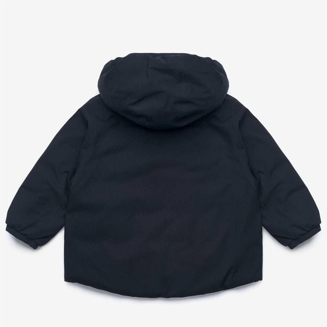 Blue beige Unisex Kid's Reversible Winter Jacket main