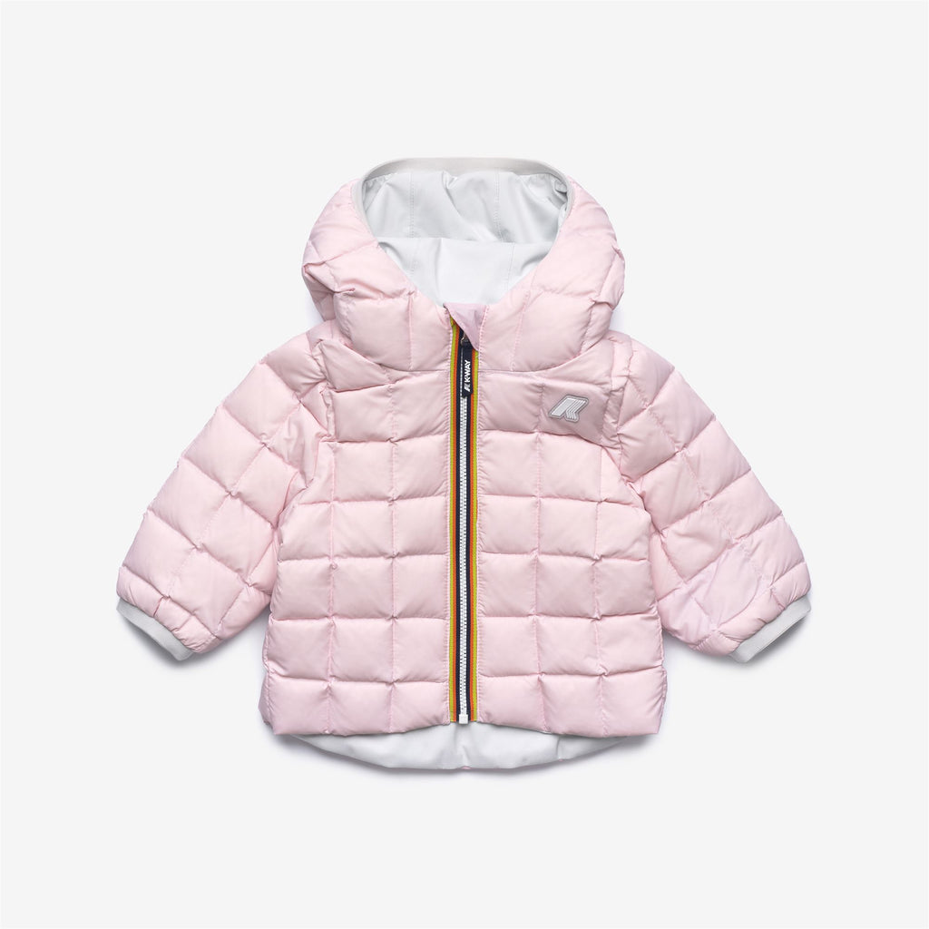 Jackets_KID UNISEX_E. JACK ST THERMO DOUBLE_Short_White Natural - Pink Sallow - Commercial 1