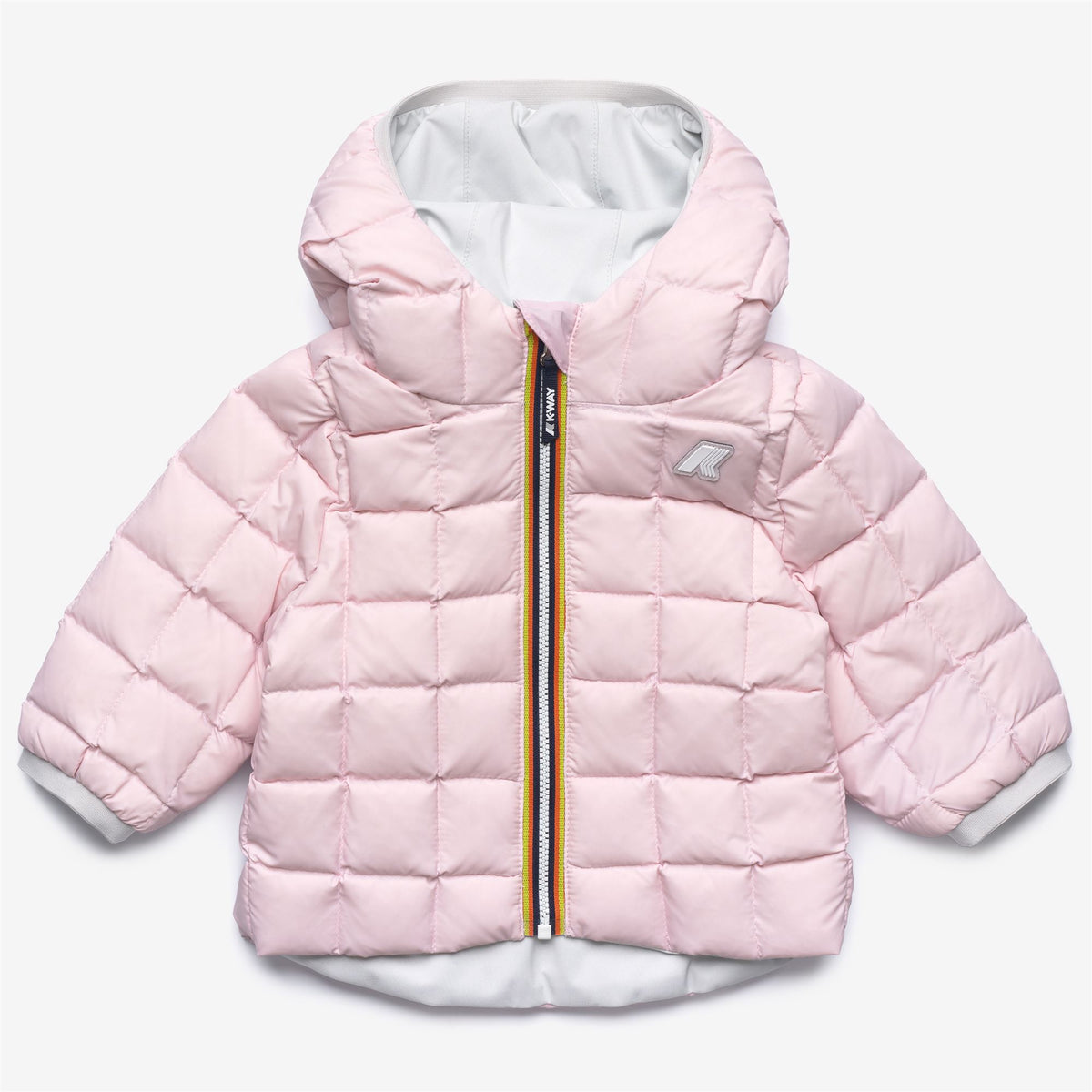 Jackets_KID UNISEX_E. JACK ST THERMO DOUBLE_Short_White Natural - Pink Sallow - Commercial 1