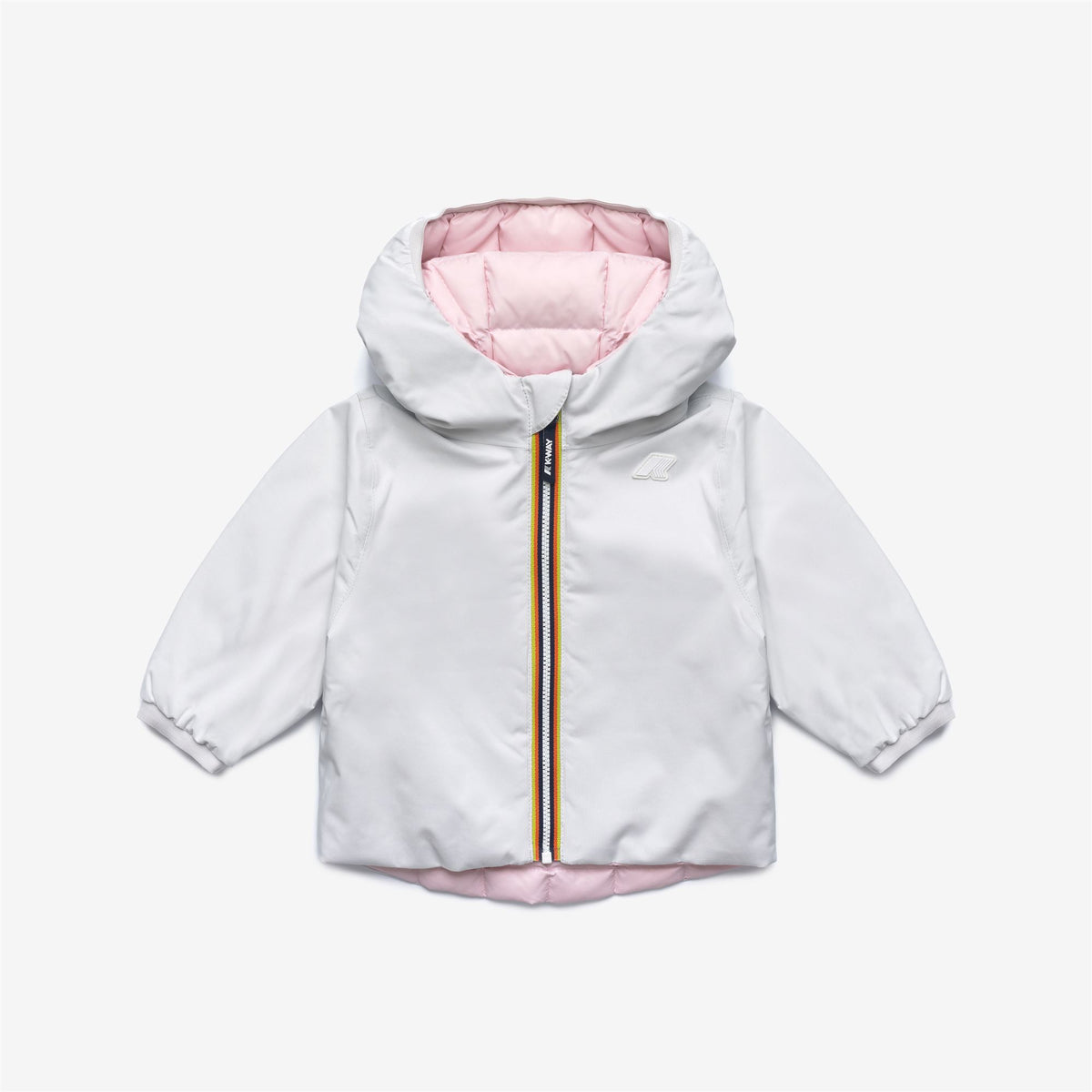 Jackets_KID UNISEX_E. JACK ST THERMO DOUBLE_Short_White Natural - Pink Sallow - Commercial 3