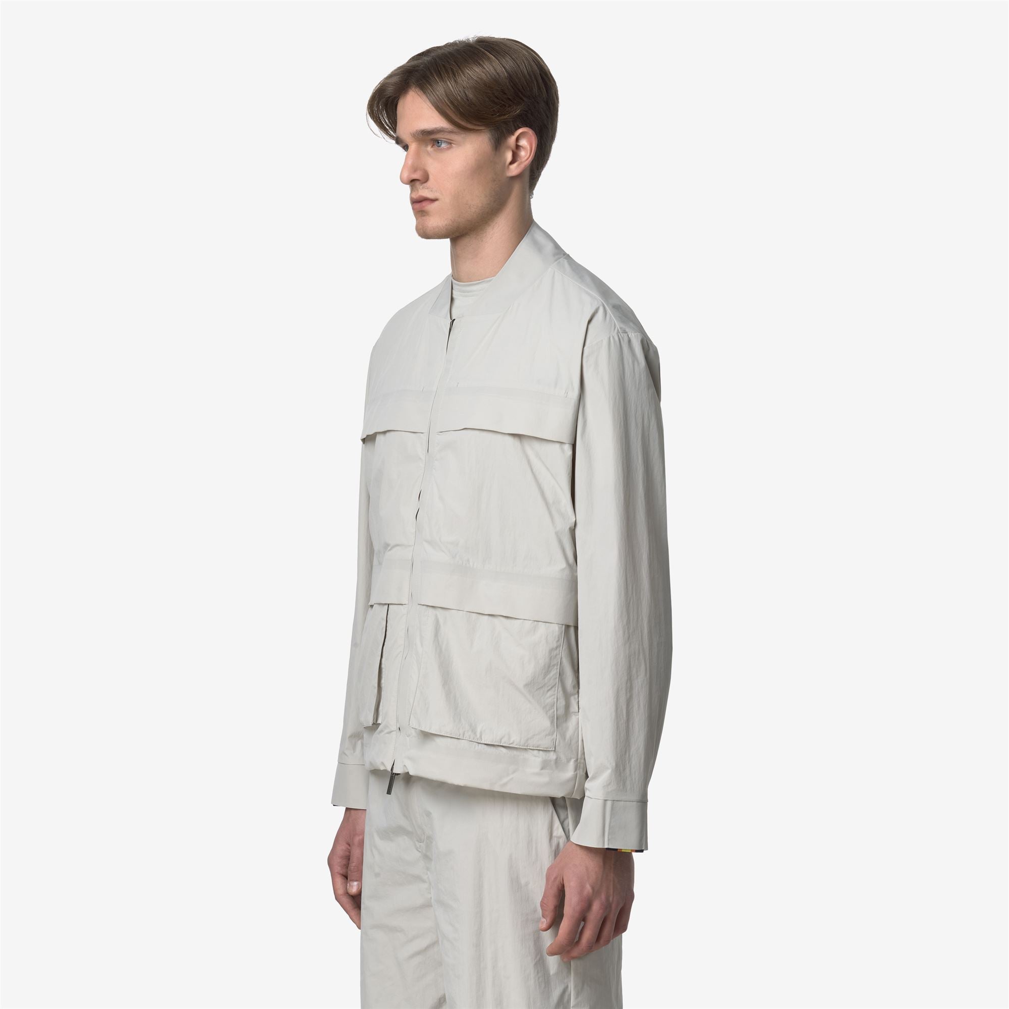 Jackets_MAN_BARION COTTON LIKE_Short_BEIGE LT - Commercial 5