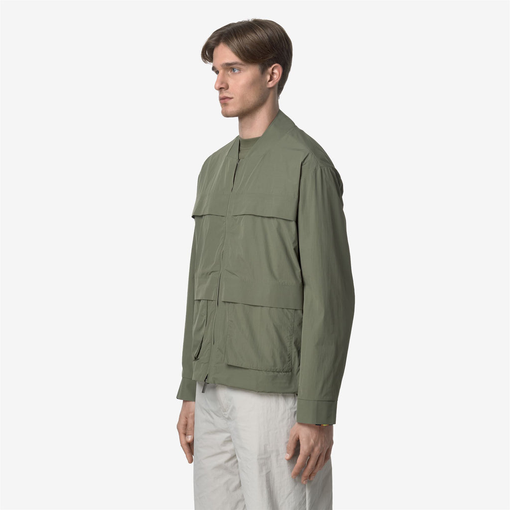 Jackets_MAN_BARION COTTON LIKE_Short_Green Lichen - Commercial 5