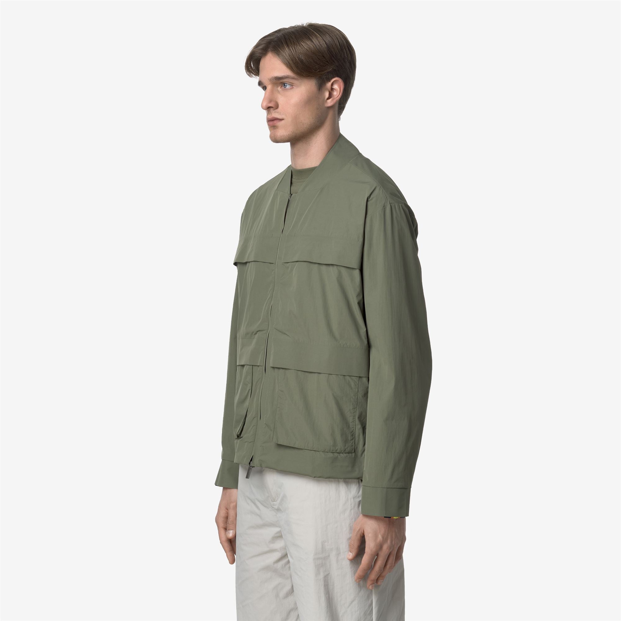 Jackets_MAN_BARION COTTON LIKE_Short_Green Lichen - Commercial 5