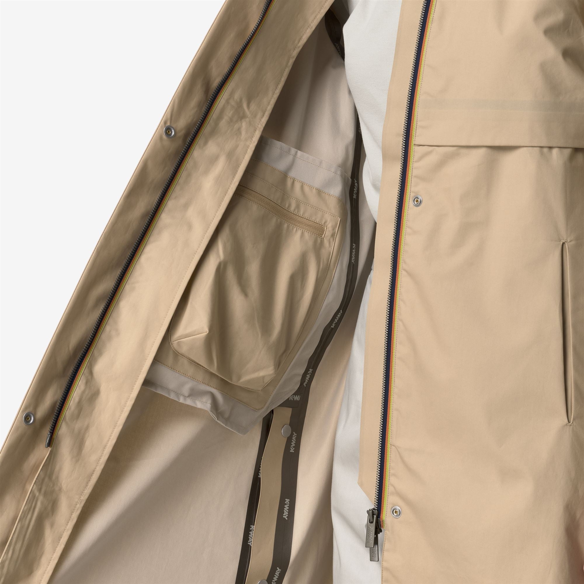 Jackets_WOMAN_JESY 3L POPLIN_Long_Beige Rope - BEIGE LT - Commercial 7