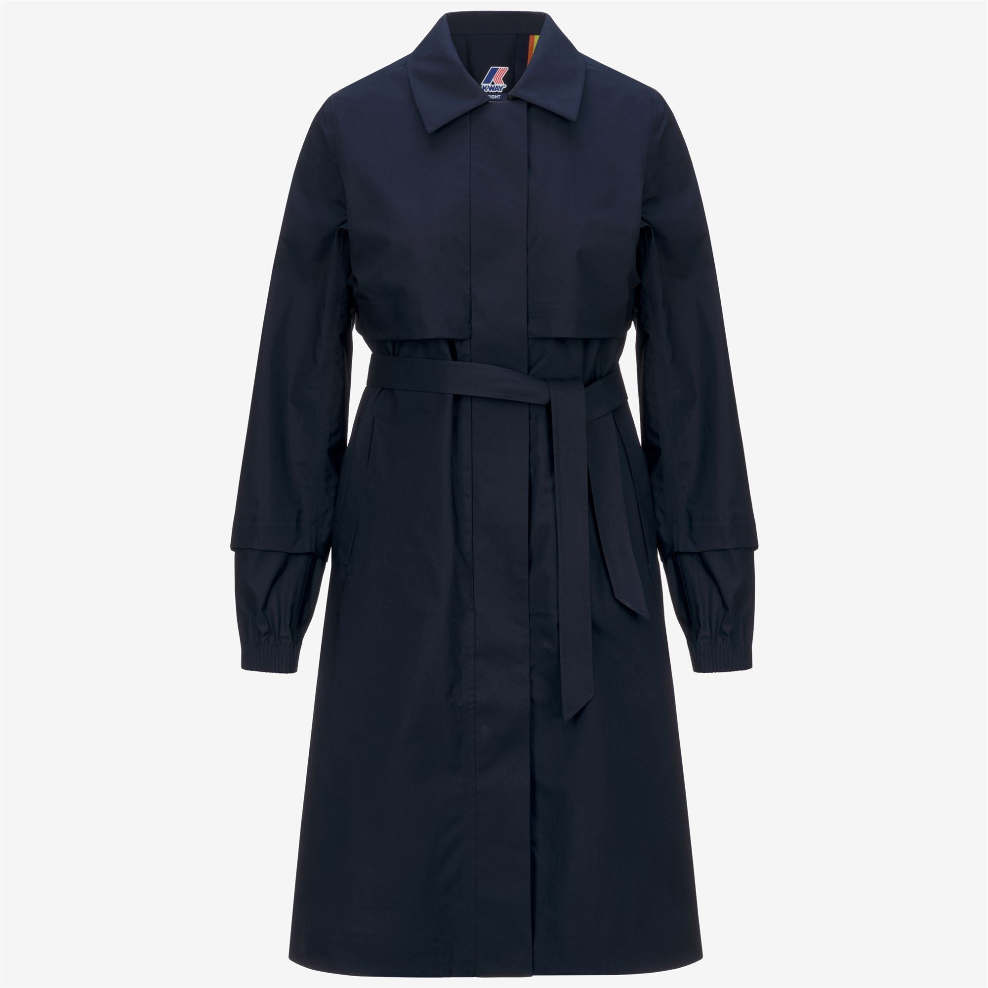 Jackets_WOMAN_JESY 3L POPLIN_Long_Blue Depth - BEIGE LT - Commercial 1