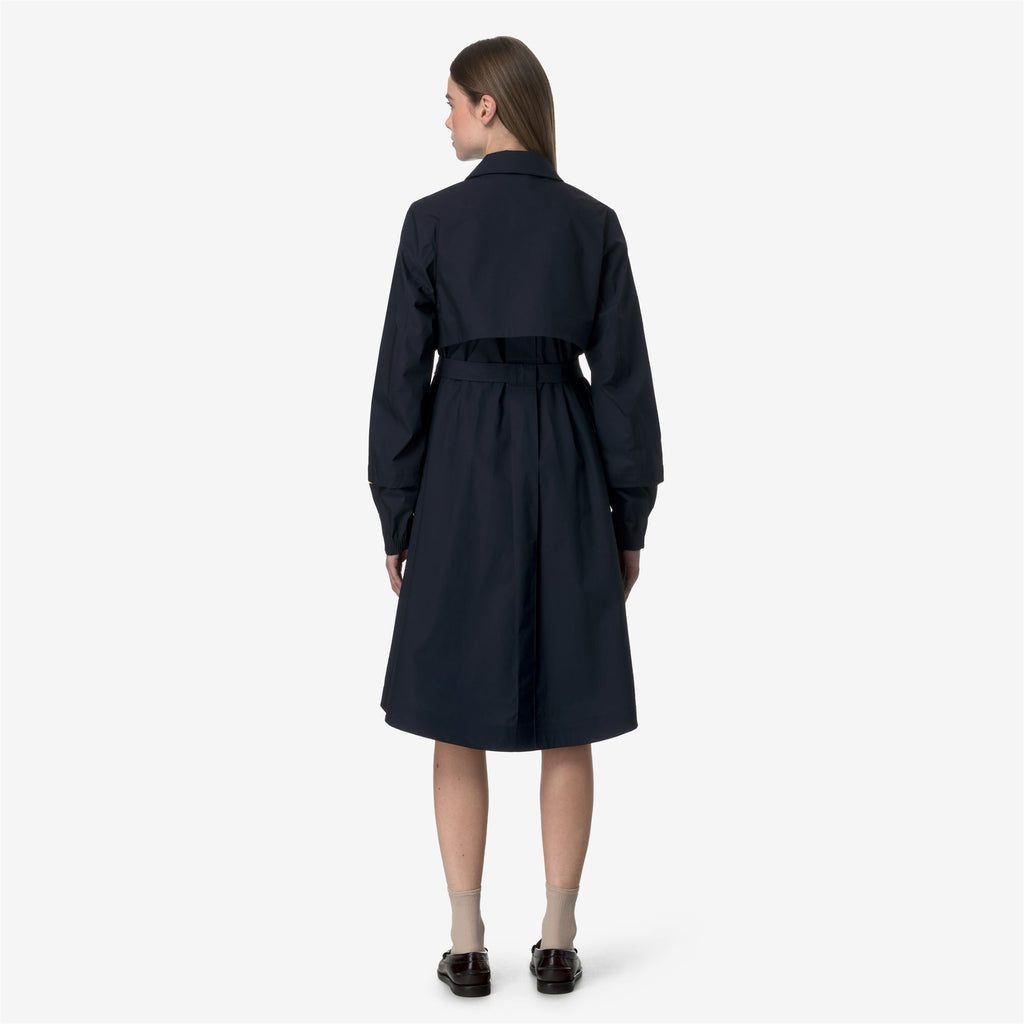 Jackets_WOMAN_JESY 3L POPLIN_Long_Blue Depth - BEIGE LT - Commercial 6