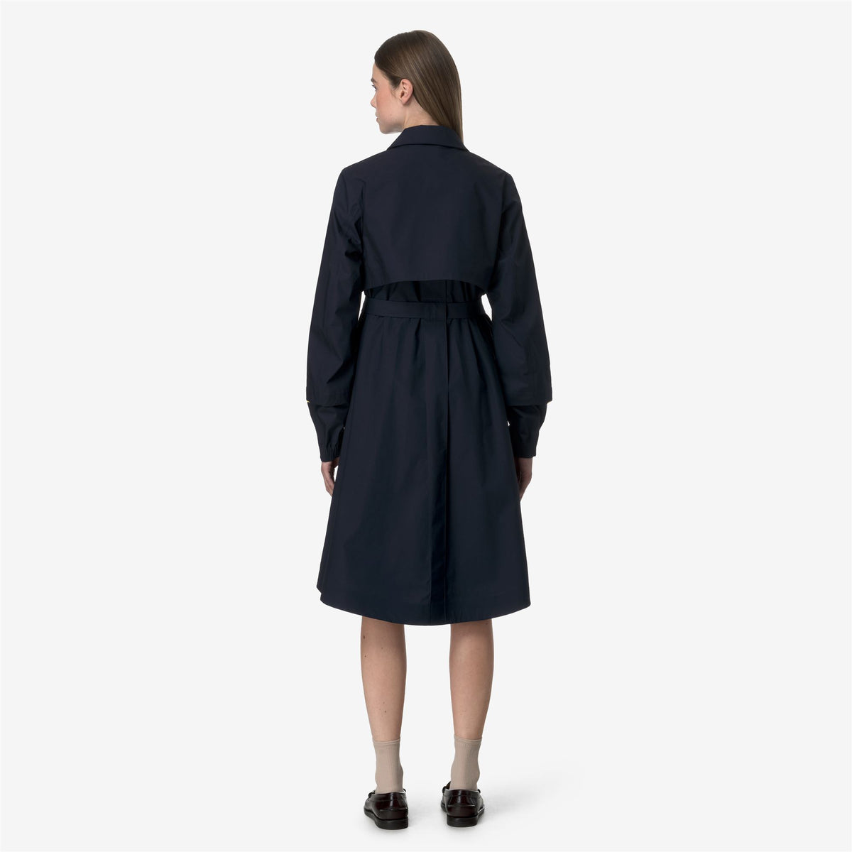 Jackets_WOMAN_JESY 3L POPLIN_Long_Blue Depth - BEIGE LT - Commercial 6