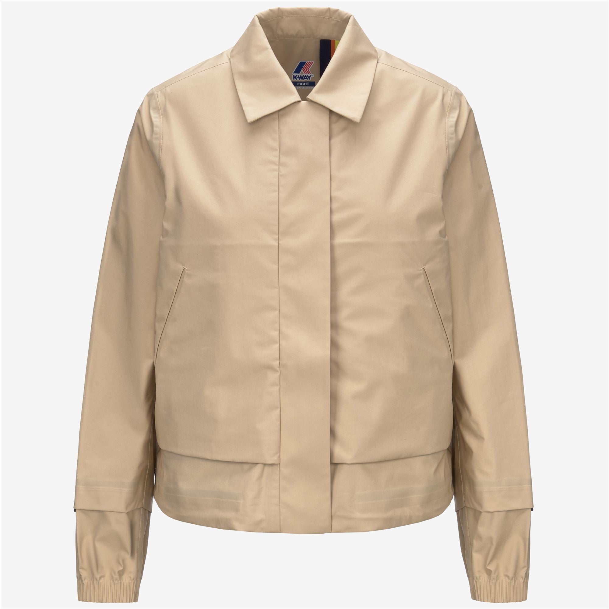 Jackets_WOMAN_ISARTY 3L POPLIN_Short_Beige Rope - BEIGE LT - Commercial 1