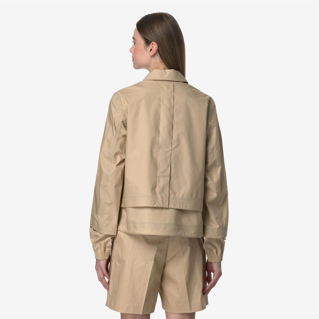 Jackets_WOMAN_ISARTY 3L POPLIN_Short_Beige Rope - BEIGE LT - Commercial 6