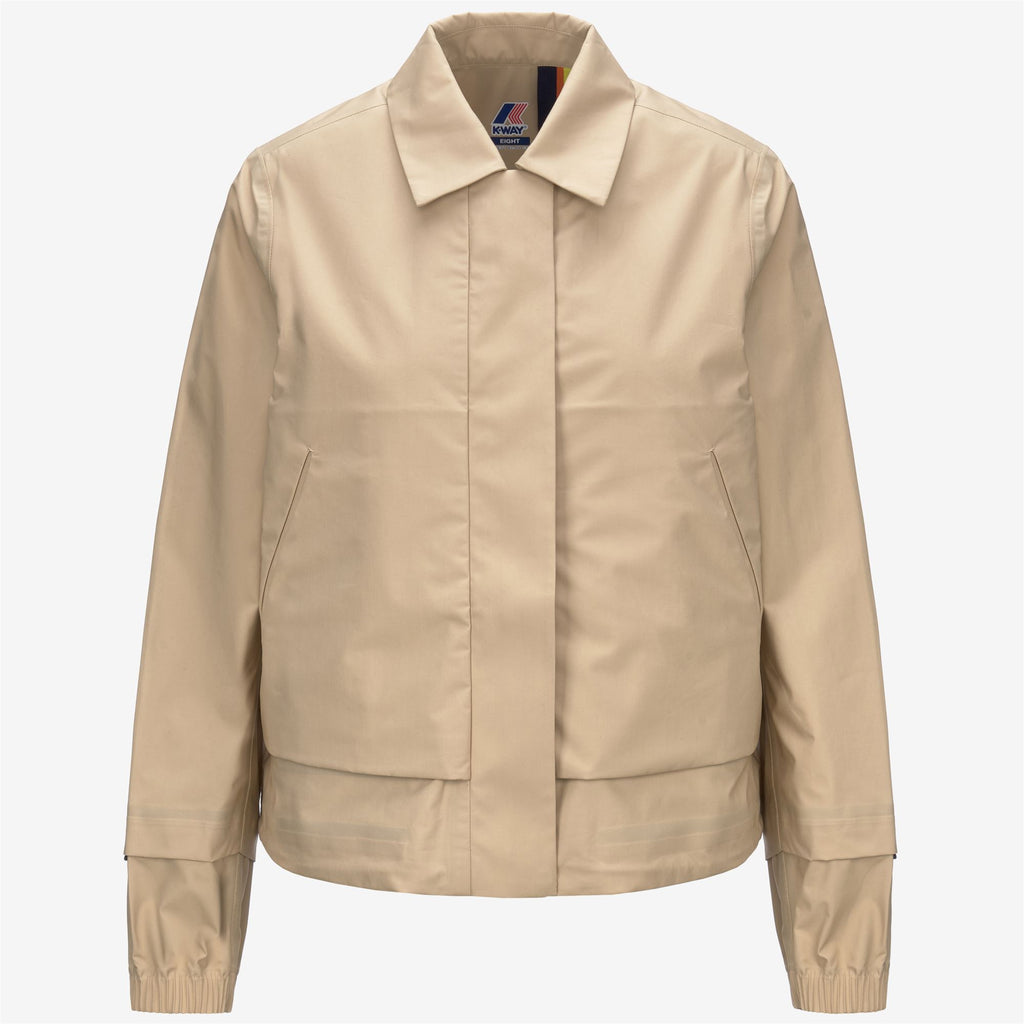 Jackets_WOMAN_ISARTY 3L POPLIN_Short_Beige Rope - BEIGE LT - Commercial 1