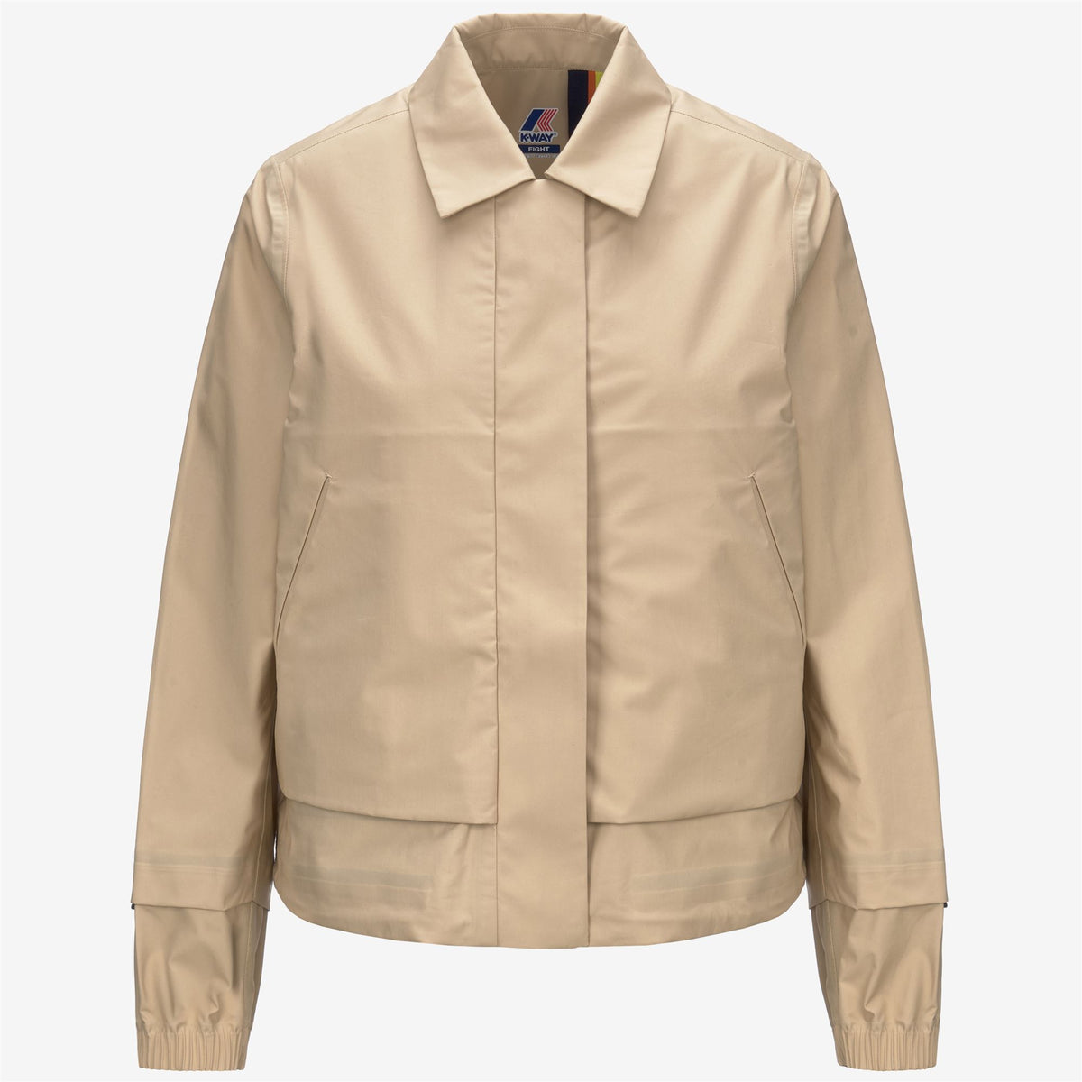 Jackets_WOMAN_ISARTY 3L POPLIN_Short_Beige Rope - BEIGE LT - Commercial 1