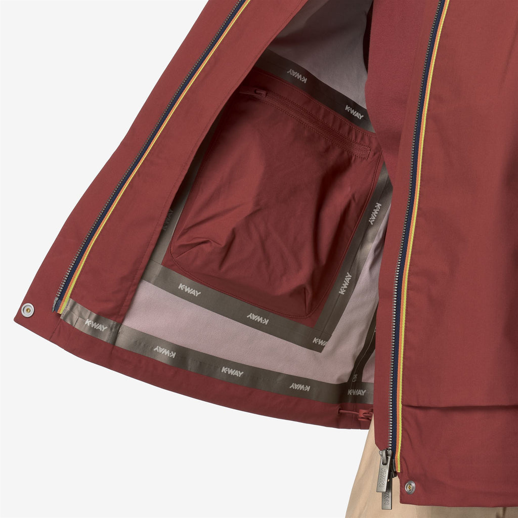 Jackets_WOMAN_ISARTY 3L POPLIN_Short_Red Brownish - BEIGE LT - Commercial 7