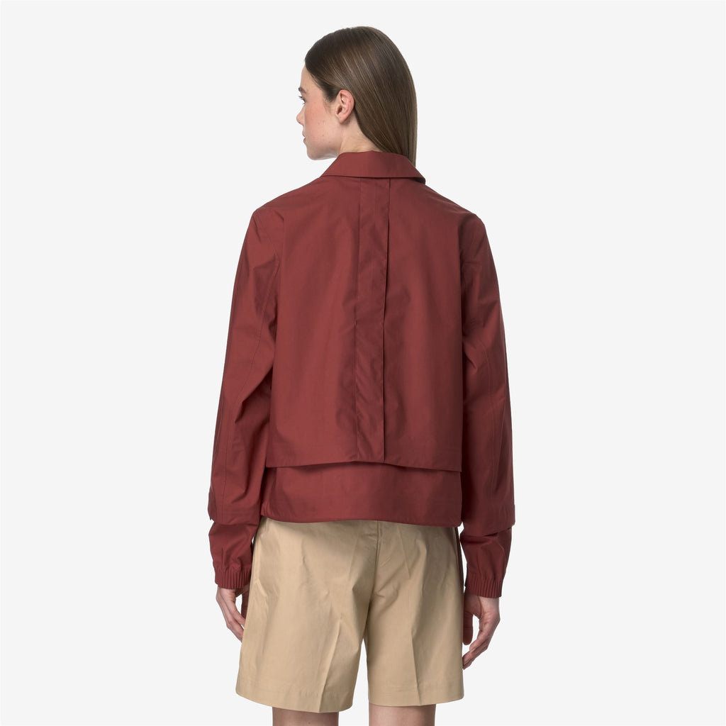 Jackets_WOMAN_ISARTY 3L POPLIN_Short_Red Brownish - BEIGE LT - Commercial 6
