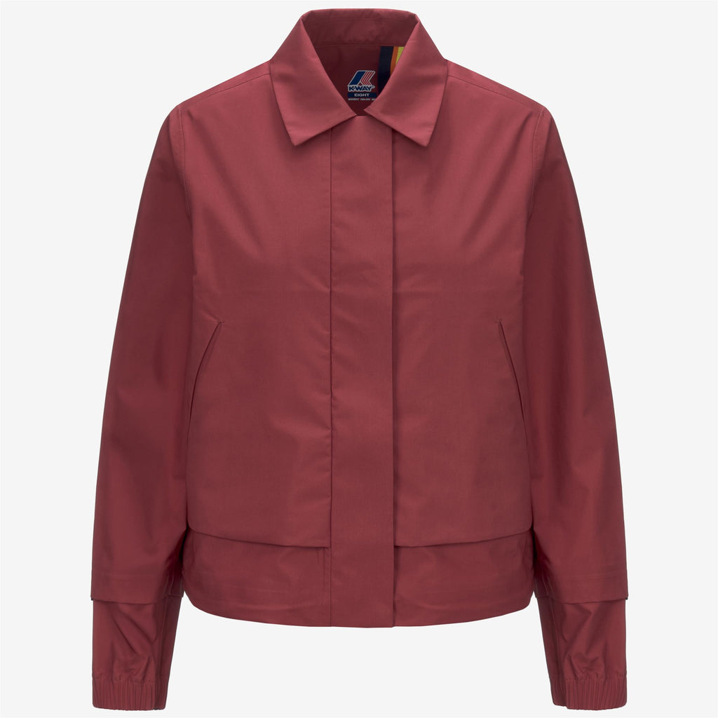Jackets_WOMAN_ISARTY 3L POPLIN_Short_Red Brownish - BEIGE LT - Commercial 1