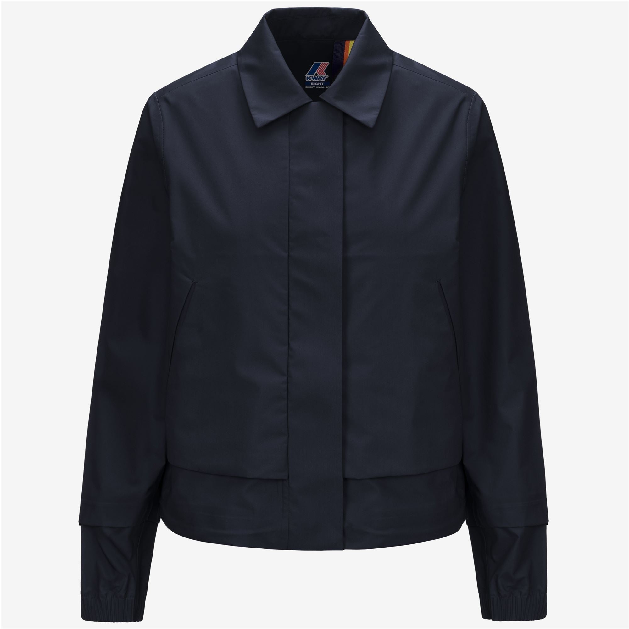 Jackets_WOMAN_ISARTY 3L POPLIN_Short_Blue Depth - BEIGE LT - Commercial 1