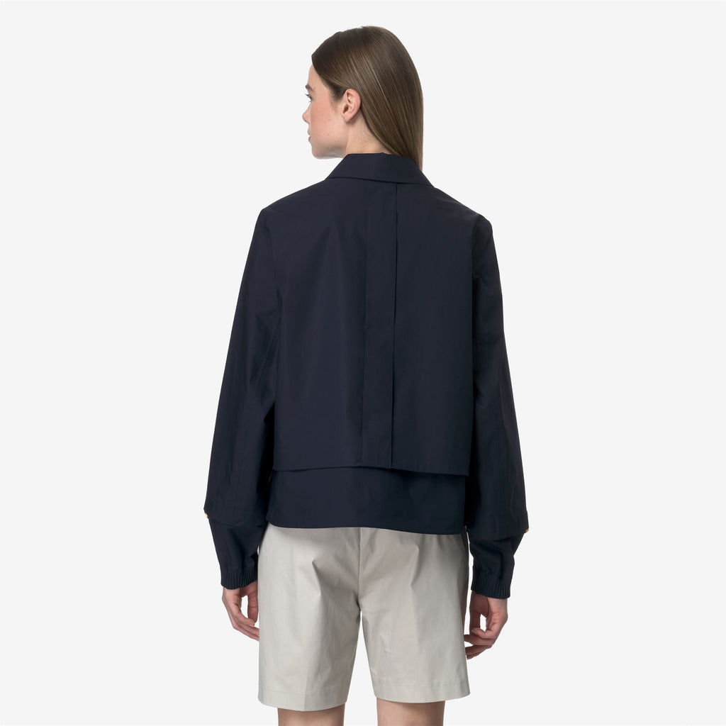 Jackets_WOMAN_ISARTY 3L POPLIN_Short_Blue Depth - BEIGE LT - Commercial 6