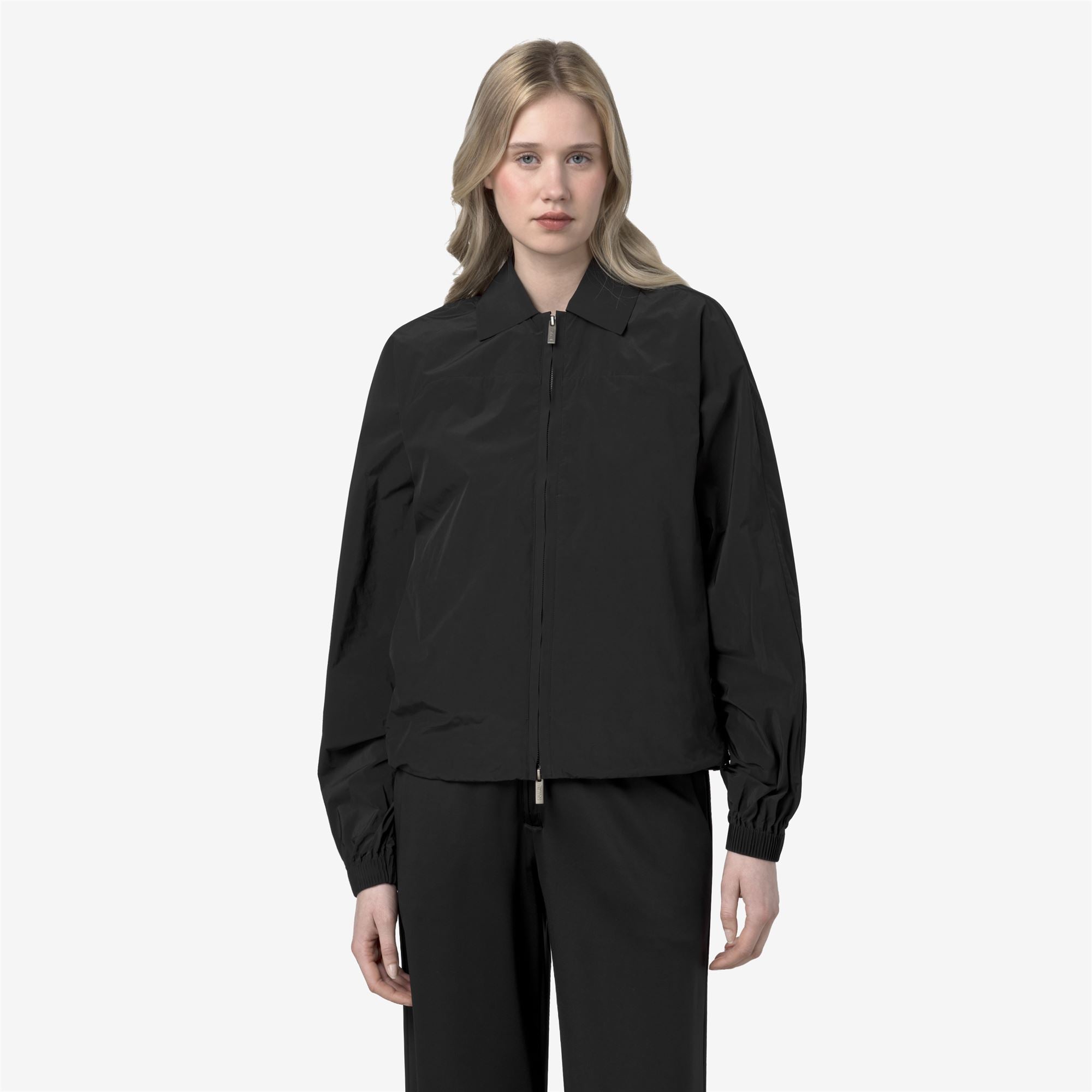 Jackets_WOMAN_JORDIN PEACH COTTON LIKE_Short_Black Pure - Commercial 4