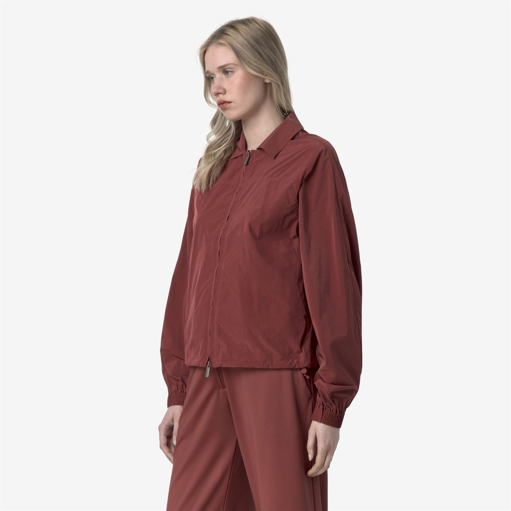 Jackets_WOMAN_JORDIN PEACH COTTON LIKE_Short_Red Brownish - Commercial 5