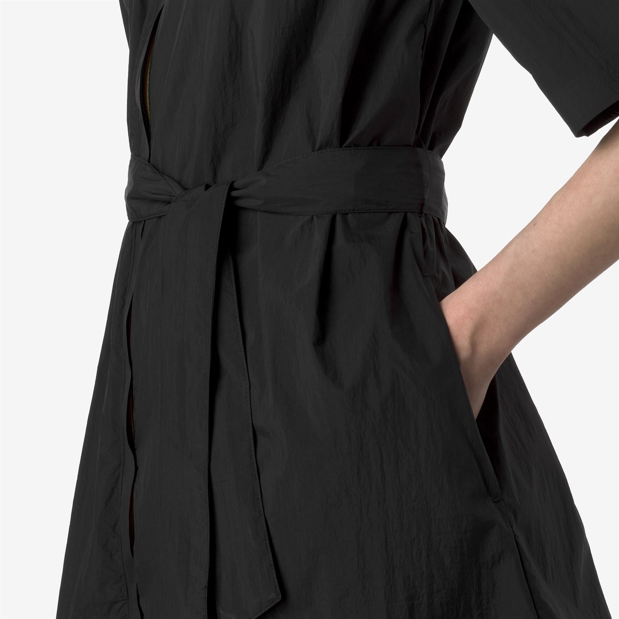 Jackets_WOMAN_LIZY_3/4 Length_Black Pure - Commercial 7