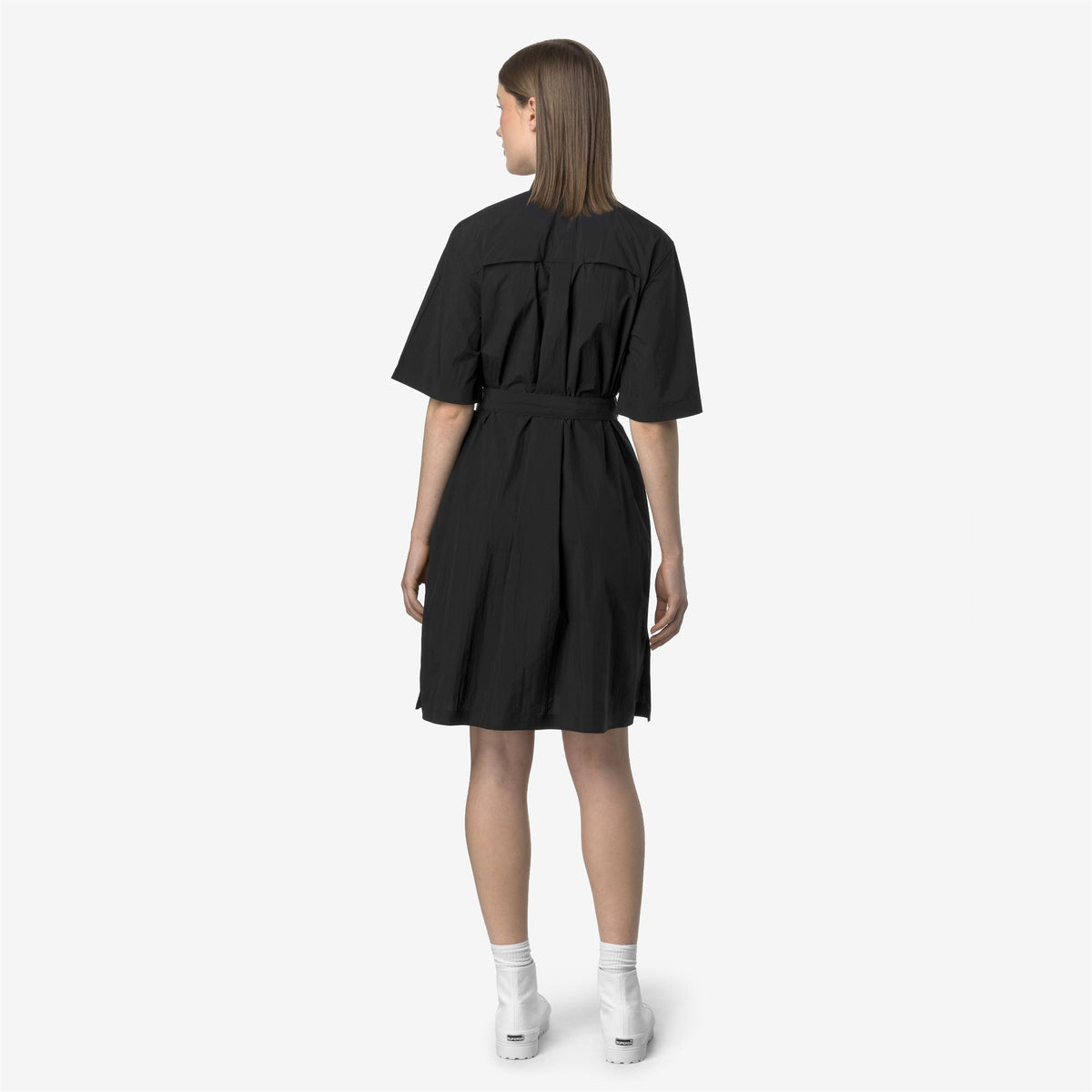 Jackets_WOMAN_LIZY_3/4 Length_Black Pure - Commercial 6