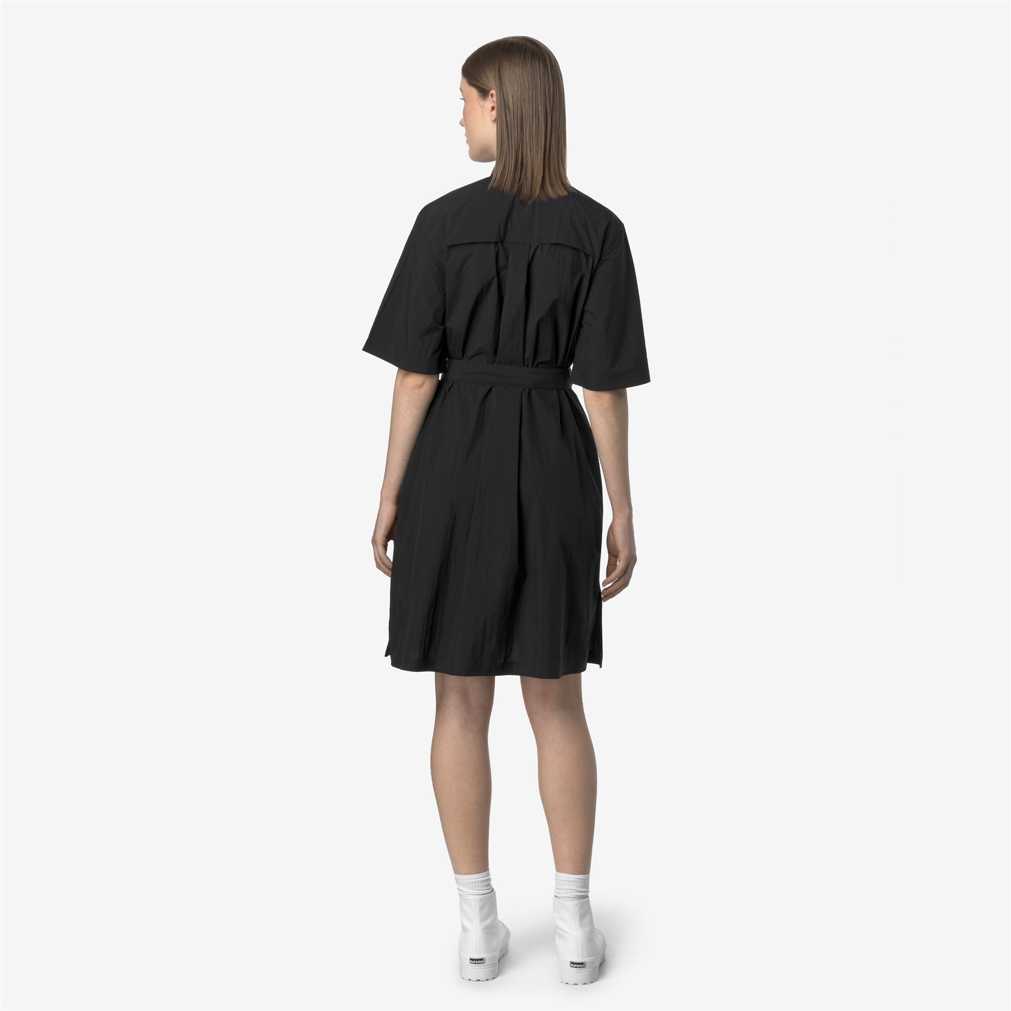 Jackets_WOMAN_LIZY_3/4 Length_Black Pure - Commercial 6