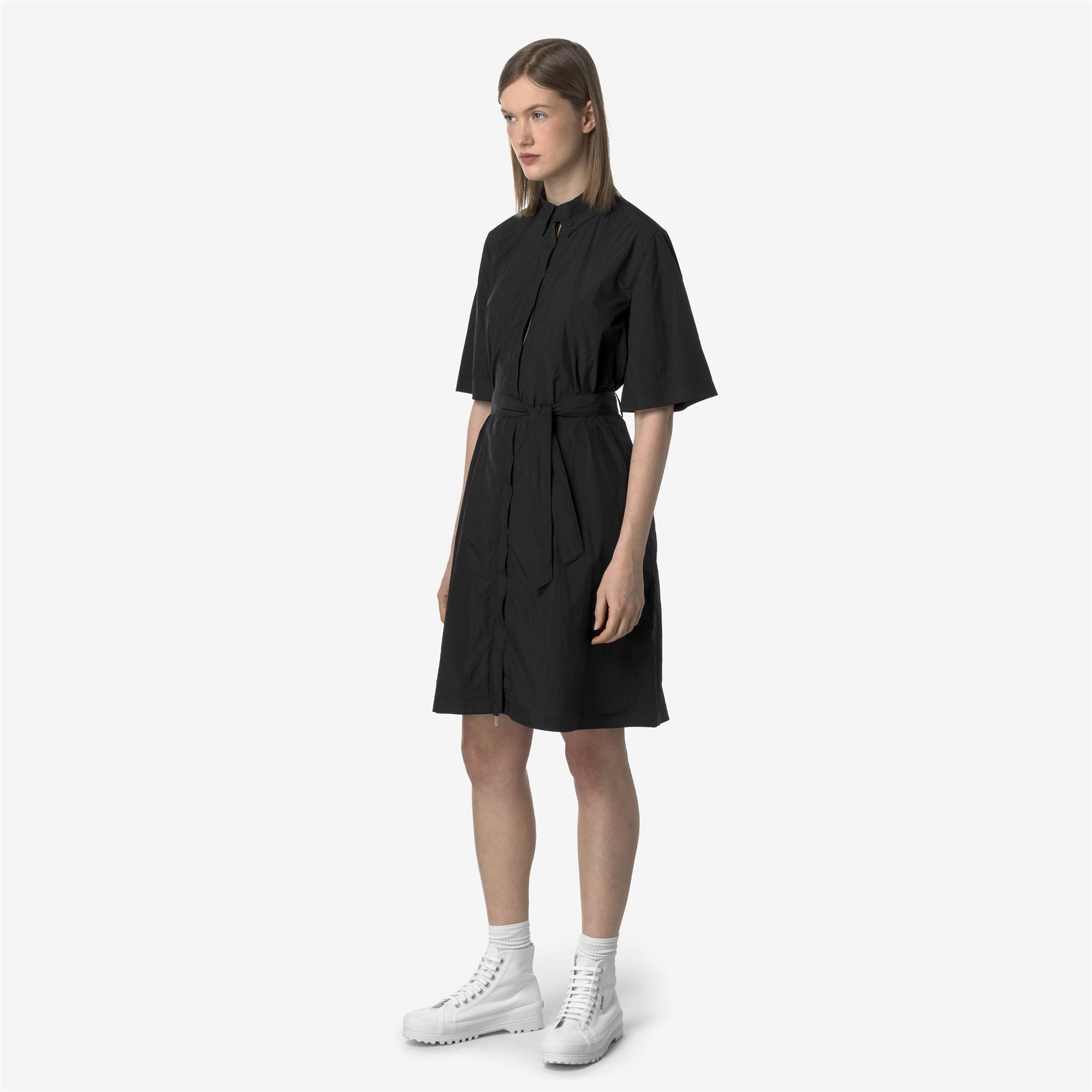 Jackets_WOMAN_LIZY_3/4 Length_Black Pure - Commercial 5