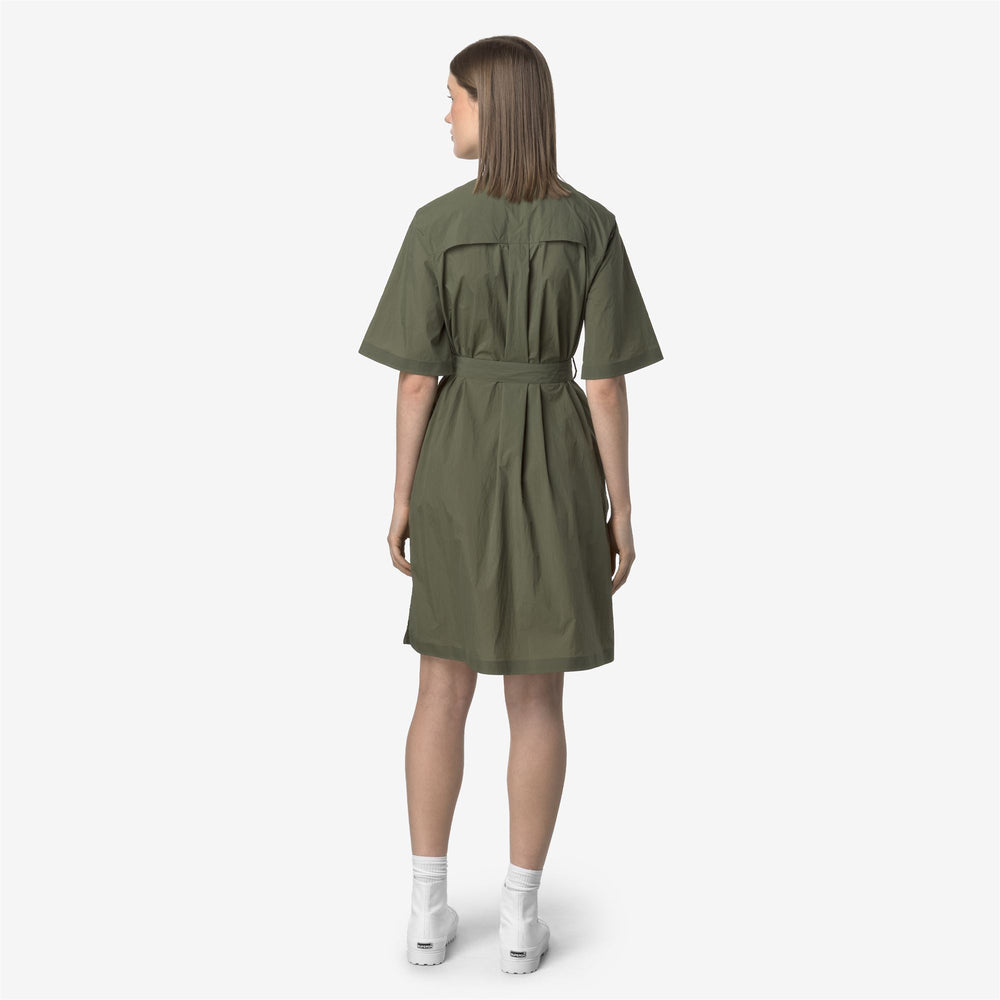 Lichen green Women's 3/4 Length Summer Jacket with UV Protection 02