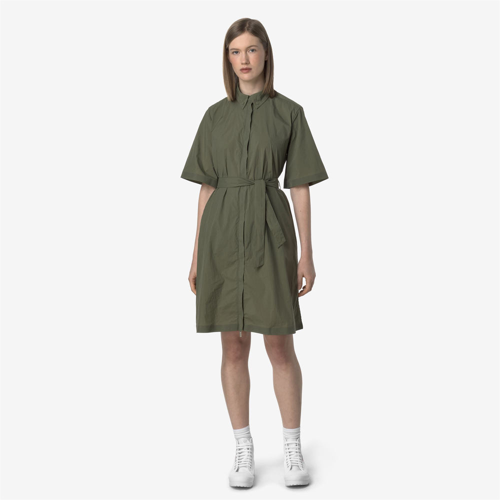 Lichen green Women's 3/4 Length Summer Jacket with UV Protection 02