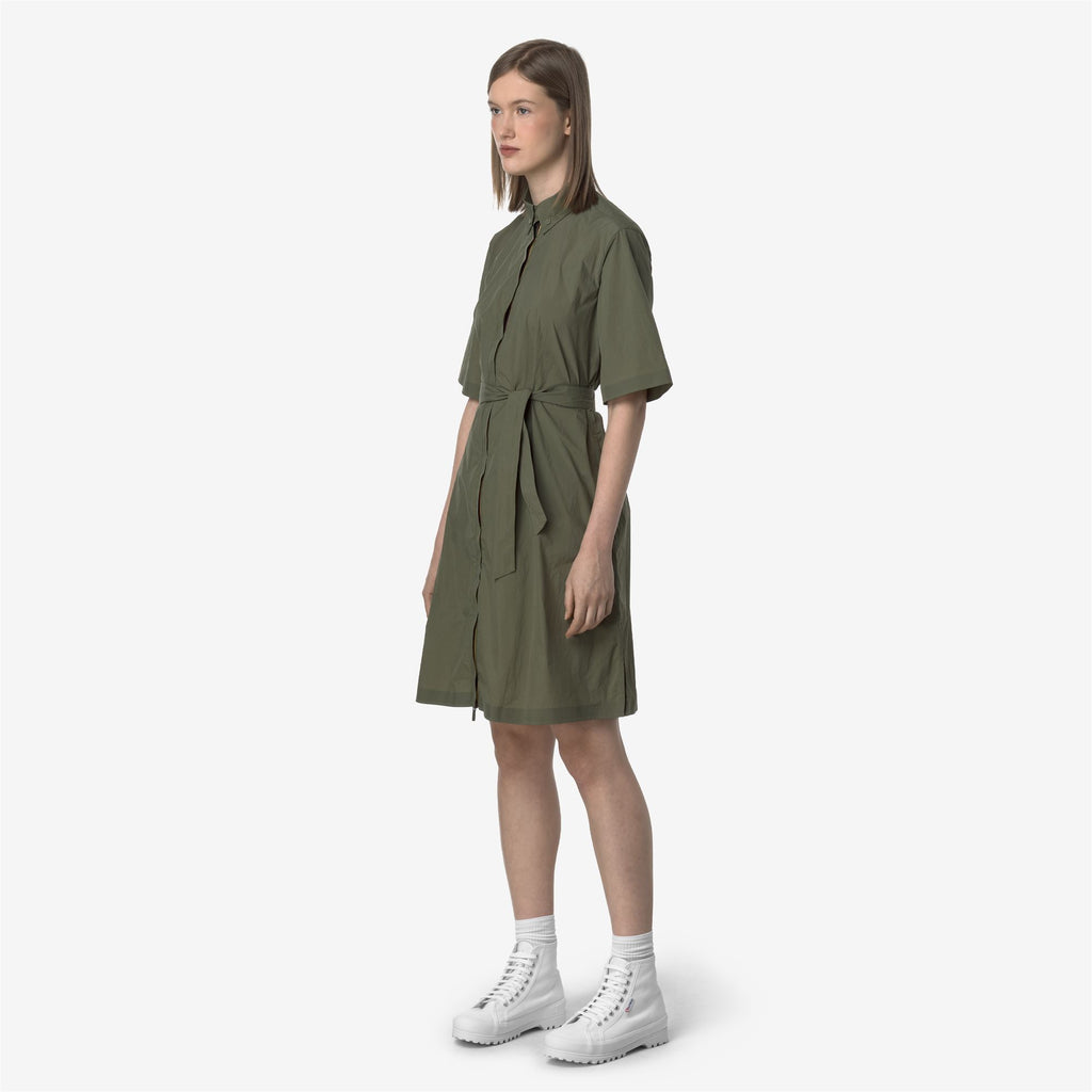 Jackets_WOMAN_LIZY_3/4 Length_Green Lichen - Commercial 5