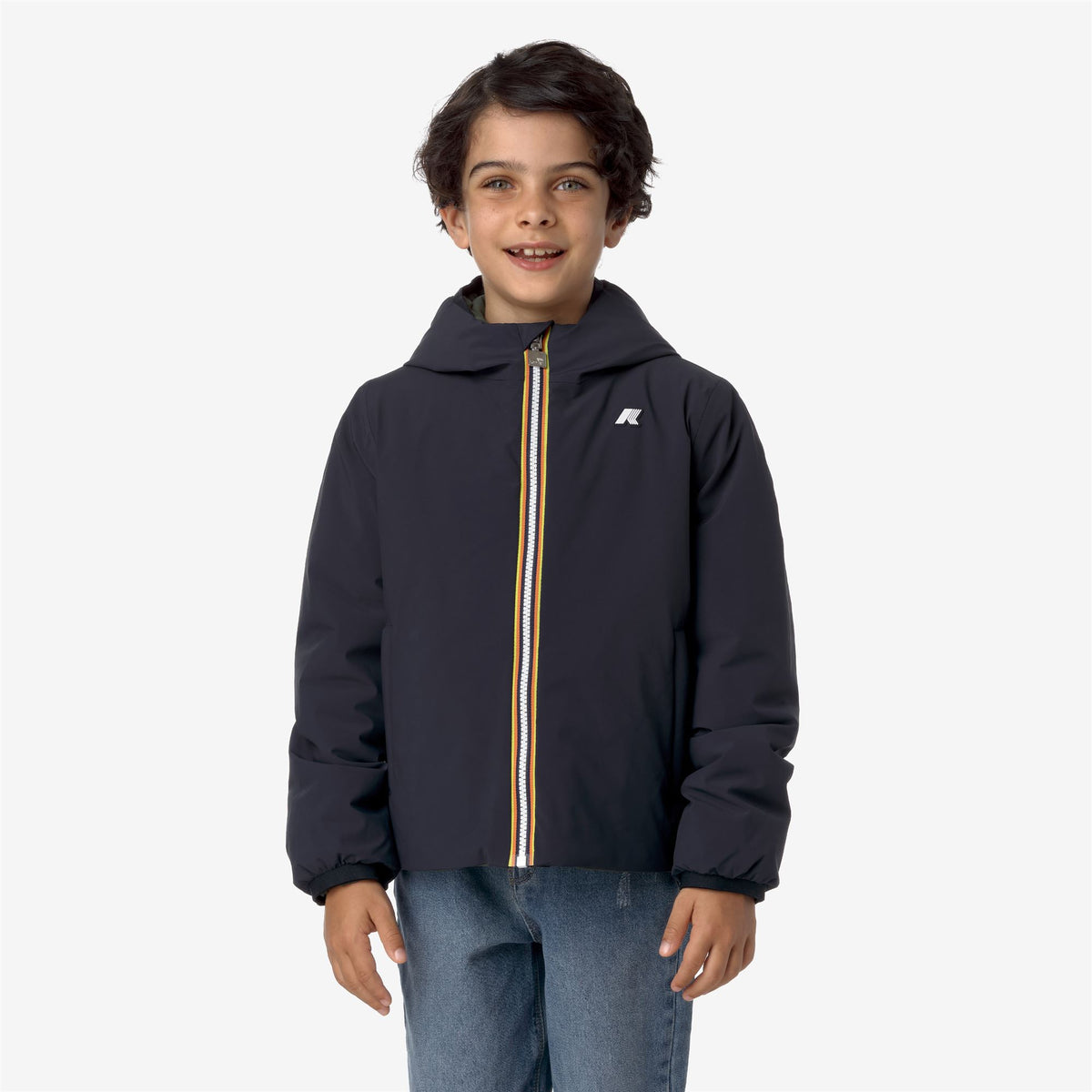 Jackets_BOY_P. JACK ST WARM DOUBLE_Short_Blue D-Green B - Commercial 3