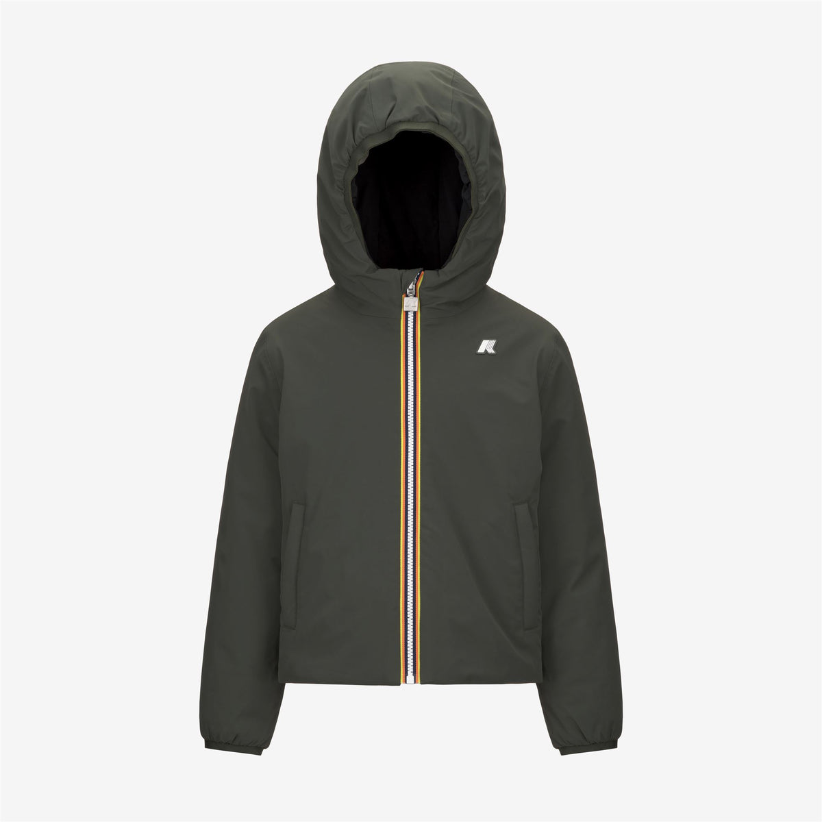 Jackets_BOY_P. JACK ST WARM DOUBLE_Short_GREEN BLACKISH  - Black Pure - Commercial 1