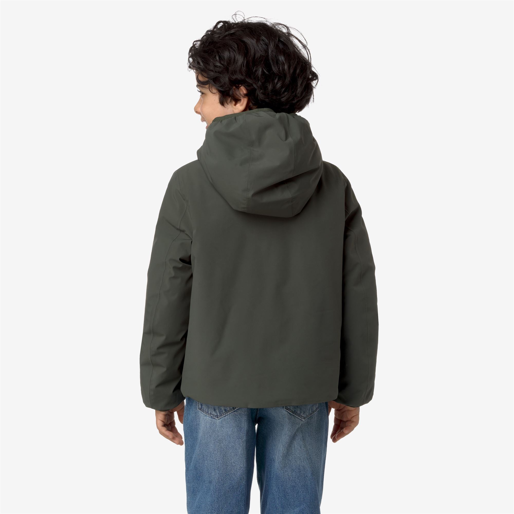 Jackets_BOY_P. JACK ST WARM DOUBLE_Short_GREEN BLACKISH  - Black Pure - Commercial 6