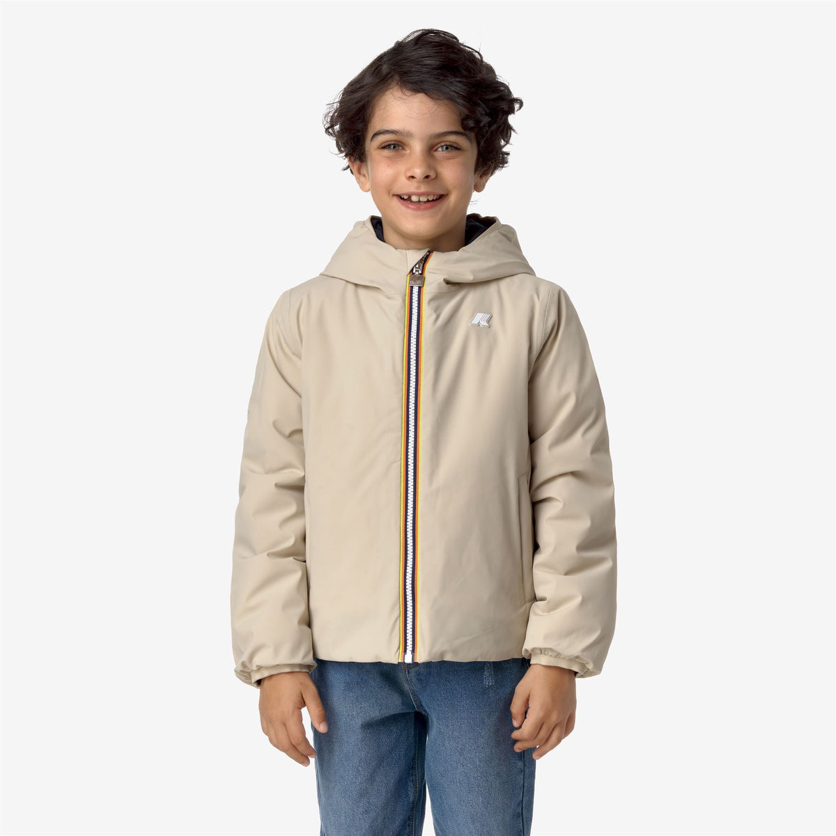Jackets_BOY_P. JACK ST WARM DOUBLE_Short_Beige G-Blue D - Beige Grey - Blue Depth - Commercial 4