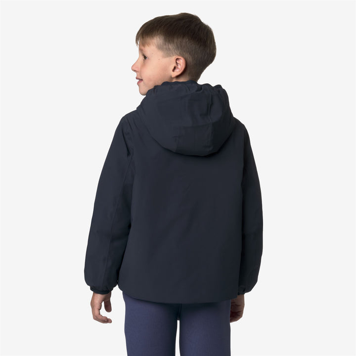 Blue boy's Reversible Insulated Short Jacket 6