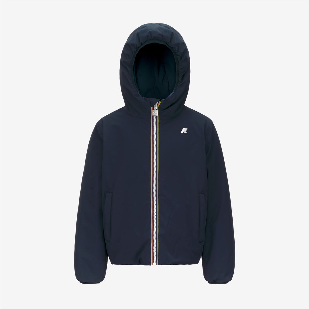 Blue boy's Reversible Insulated Short Jacket 01