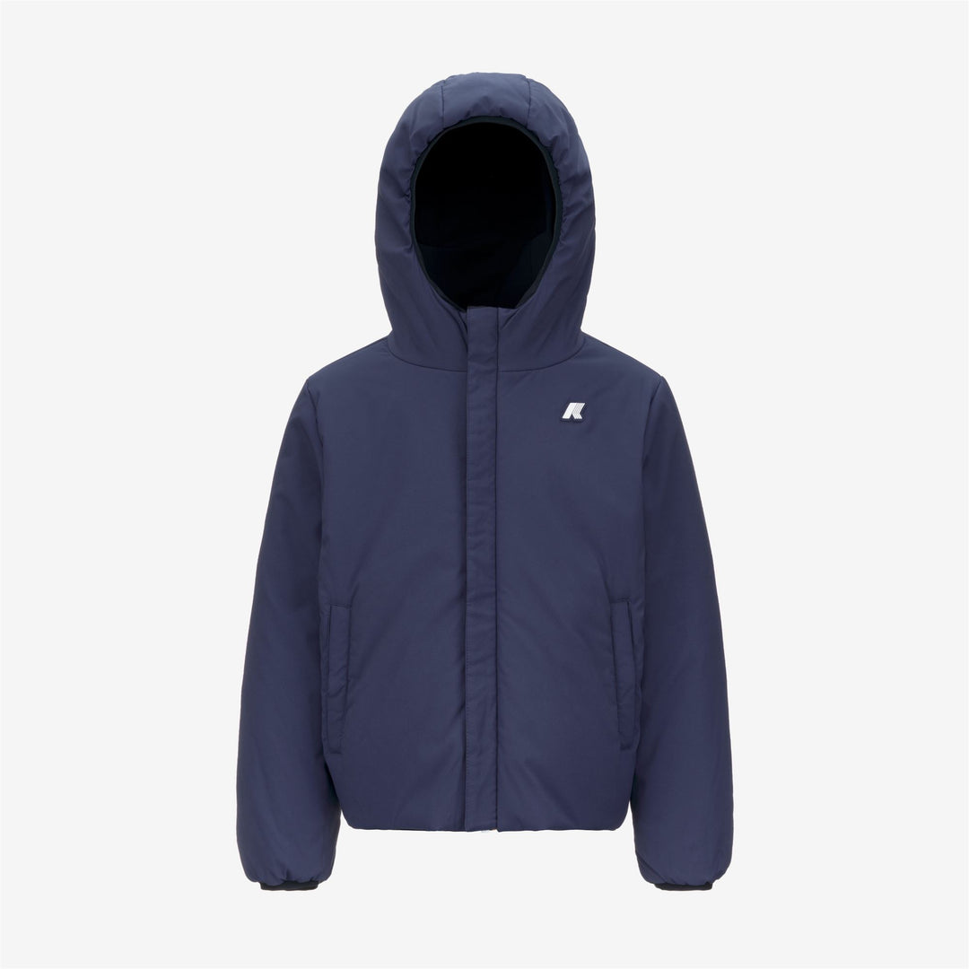 Blue boy's Reversible Insulated Short Jacket main