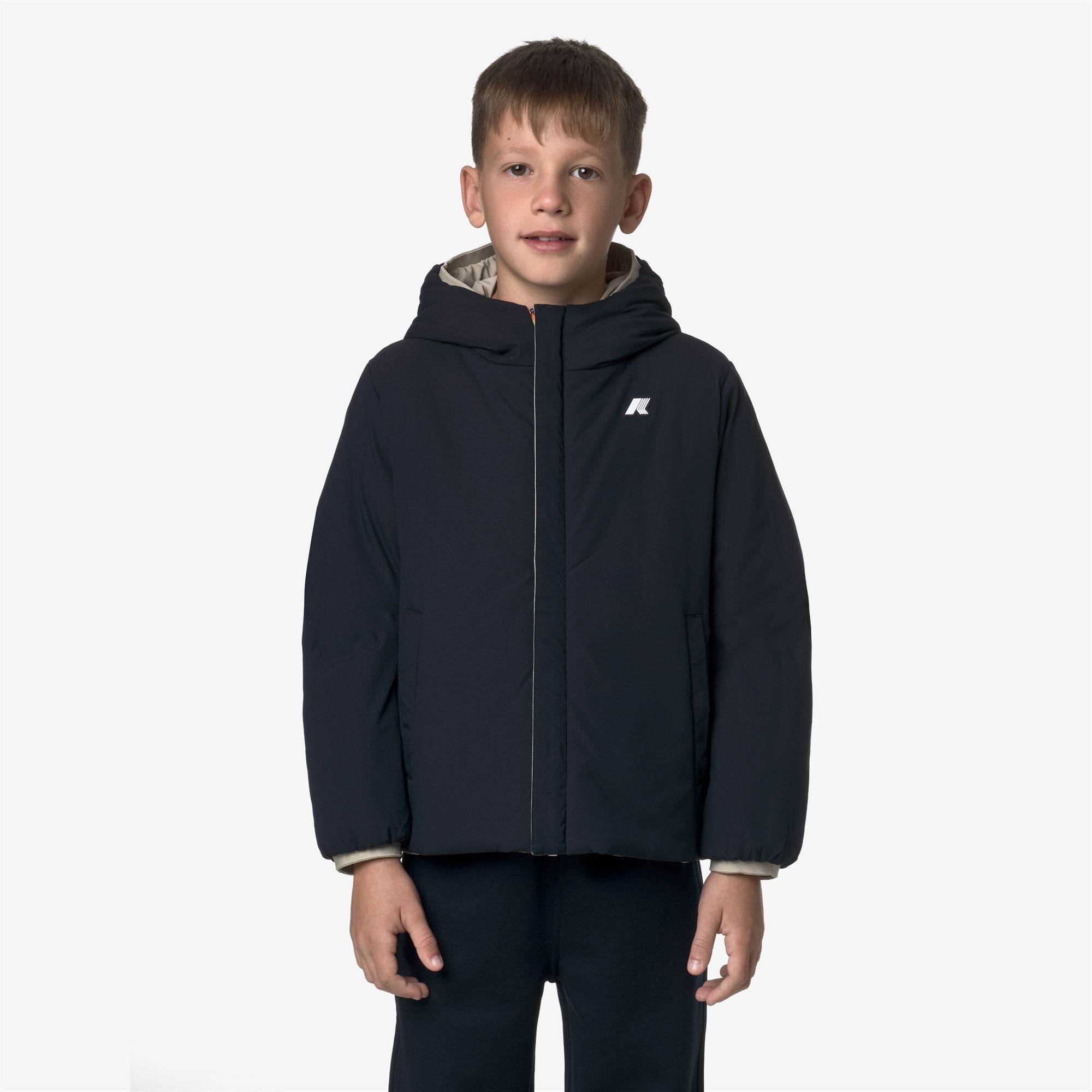 Jackets_BOY_P. JACK ST WARM DOUBLE_Short_Beige Cashmere - Blue Depth - Commercial 7