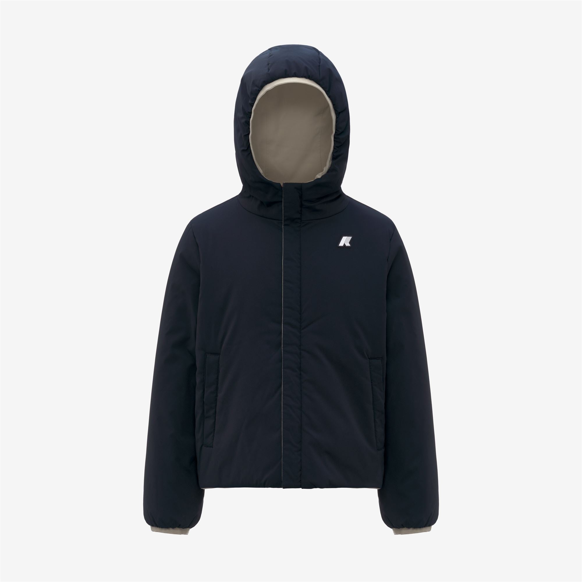 Jackets_BOY_P. JACK ST WARM DOUBLE_Short_Beige Cashmere - Blue Depth - Commercial 2