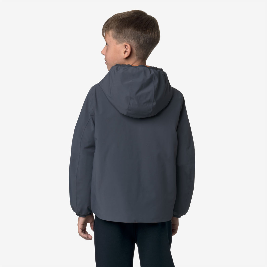 Blue Boy's Reversible Warm Waterproof Jacket main