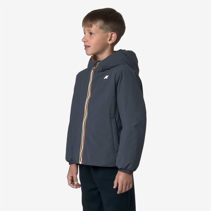 Blue Boy's Reversible Warm Waterproof Jacket 5