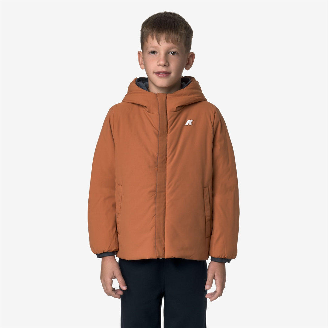 Blue Boy's Reversible Warm Waterproof Jacket main