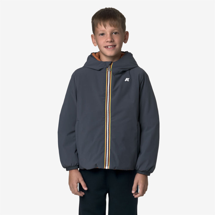 Blue Boy's Reversible Warm Waterproof Jacket 4