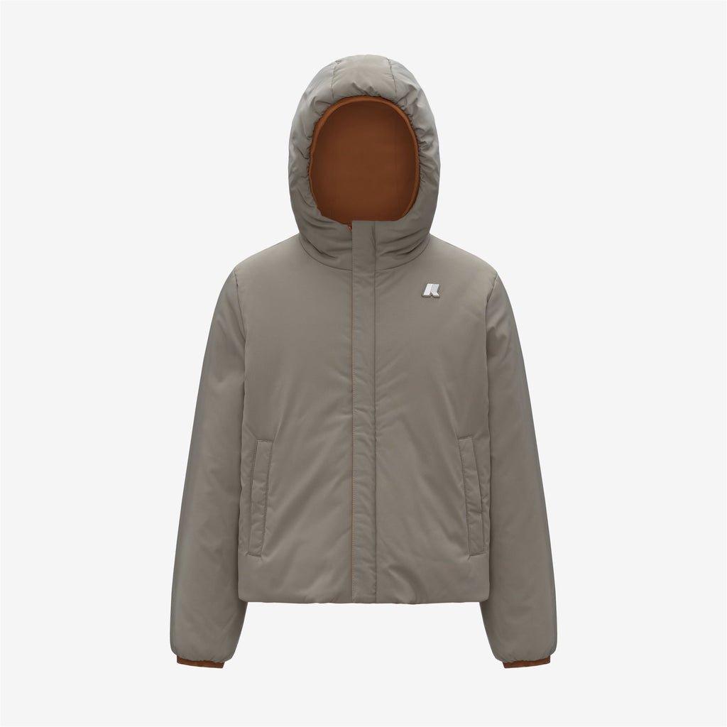 Jackets_BOY_P. JACK ST WARM DOUBLE_Short_Orange Adobe - Green Oak - Commercial 2