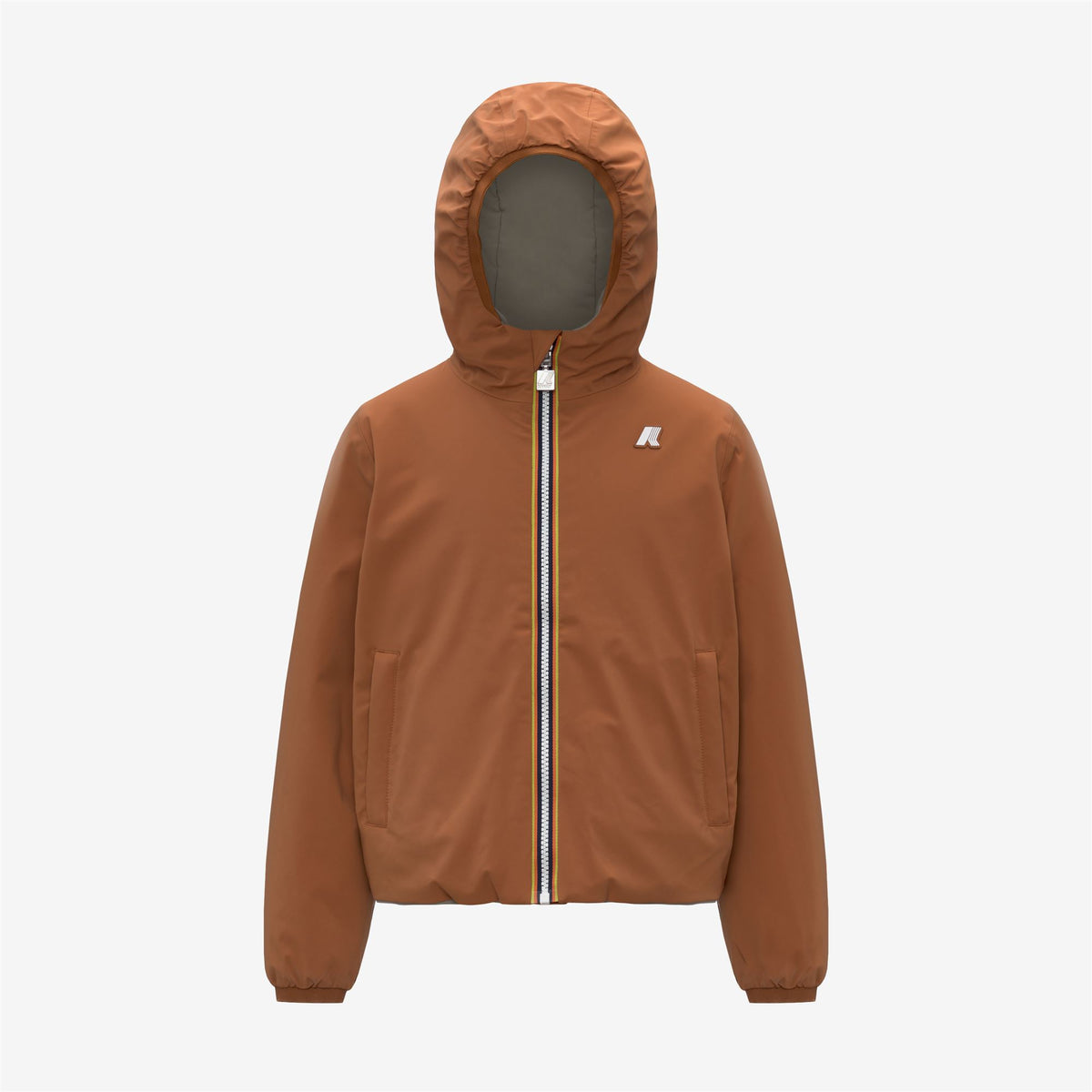 Jackets_BOY_P. JACK ST WARM DOUBLE_Short_Orange Adobe - Green Oak - Commercial 1